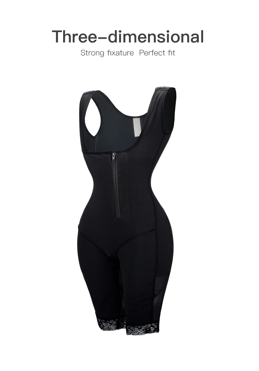 AICONL Для женщин супер большие размеры кожи черного цвета для похудения формирователь, утягивающий живот ягодицы гимнастический костюм Корректирующее белье