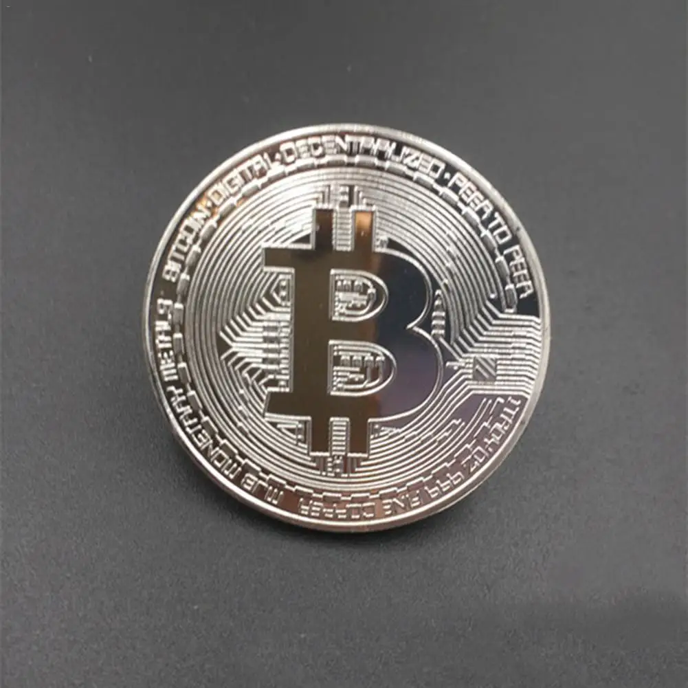 1PC Gold Plated Bitcoin Coin Collectible BitCoin Art Collection Gift Physical 1PC Gold Plated Bitcoin Coin Collectible BitCoin Art Collection Gift Physical