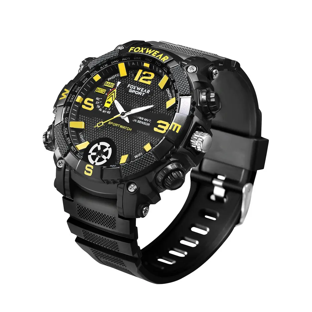 

Foxwear outdoor sports smart watch 5 million high-definition camera WiFi remote LED lighting 720PHD High Definition 16G/32G