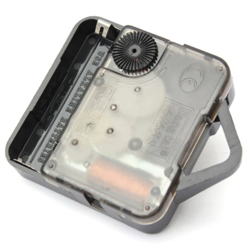 Mayitr Quartz Clock Movement Black Quartz Wall Clock Movement Mechanism DIY Repair Parts Long Shaft