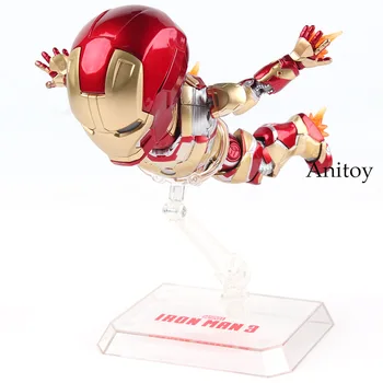 

EAA-036 Marvel Action Figures Iron Man 3 Iron Man MARK 42 Hot Toys with LED Light PVC Egg Attack Action Collectible Model Toys