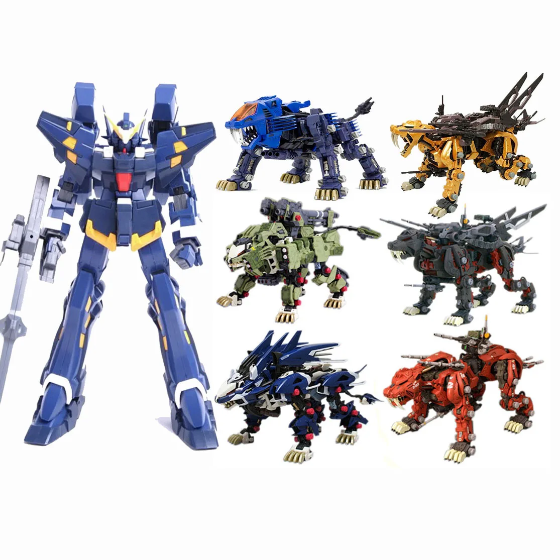 

Gundam Assembled model 1/72 BT ZOIDS ORIGINAL ZERO/FUZORS/Genesis ZOIDS New Century Slash Zero Action Figure Toys new Year Gift
