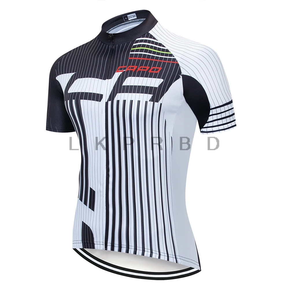 

2019 new capo men Cycling Jerseys Summer Breathable Shirt Short Sleeve Clothes Cycling Bike Bicycle wear Clothing Quick-dry