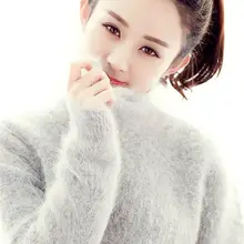 LOVELY-JINNUO подлинные Новые Женские Настоящий норковый кашемировые Пуловеры, свитеры, пальто, вязаные, по индивидуальному заказу, большие размеры, JN176