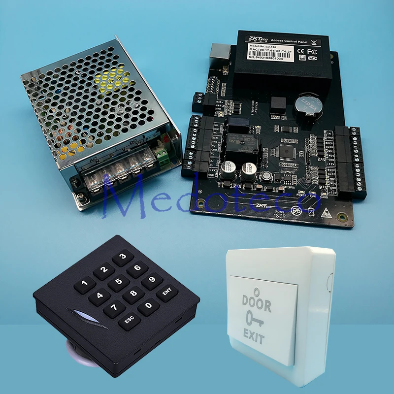 Tcp/ip Rfid Door Access Control System Kit Keypad Reader Door Access