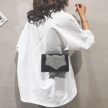 

Bag female bag new chain bag on the new Korean version of chic fashion texture Messenger bag