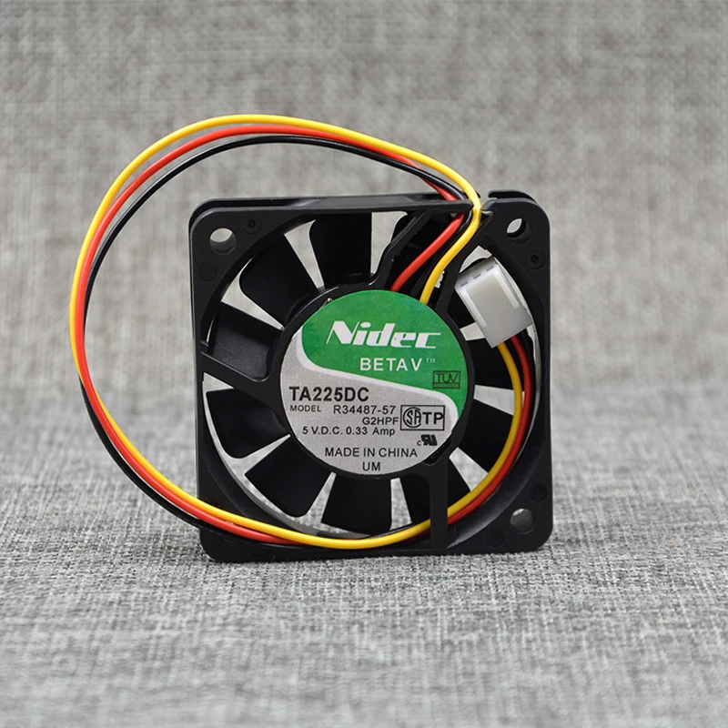 

New original TA225DC R34487-57 5V 0.33A 6CM 6015 three-wire cooling fan
