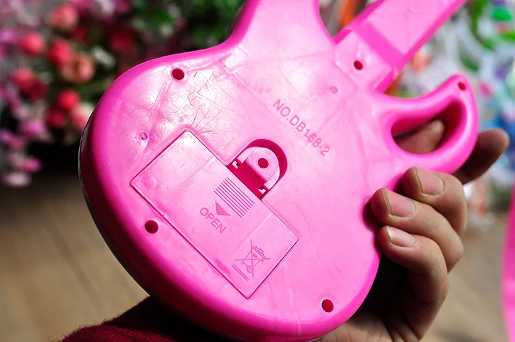 Музыкальный инструмент детская Гитара Монтессори игрушки для детей школьная игра образование Рождество День рождения подарок случайного цвета
