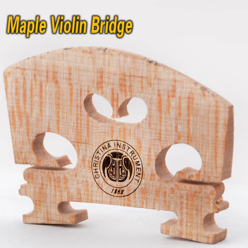 

Brand new Genuine Maple bridge Christina Violin Bridge Size 4/4 3/4 high grade fine Maple,made in Italy 1/2 1/4 1/8 for violin