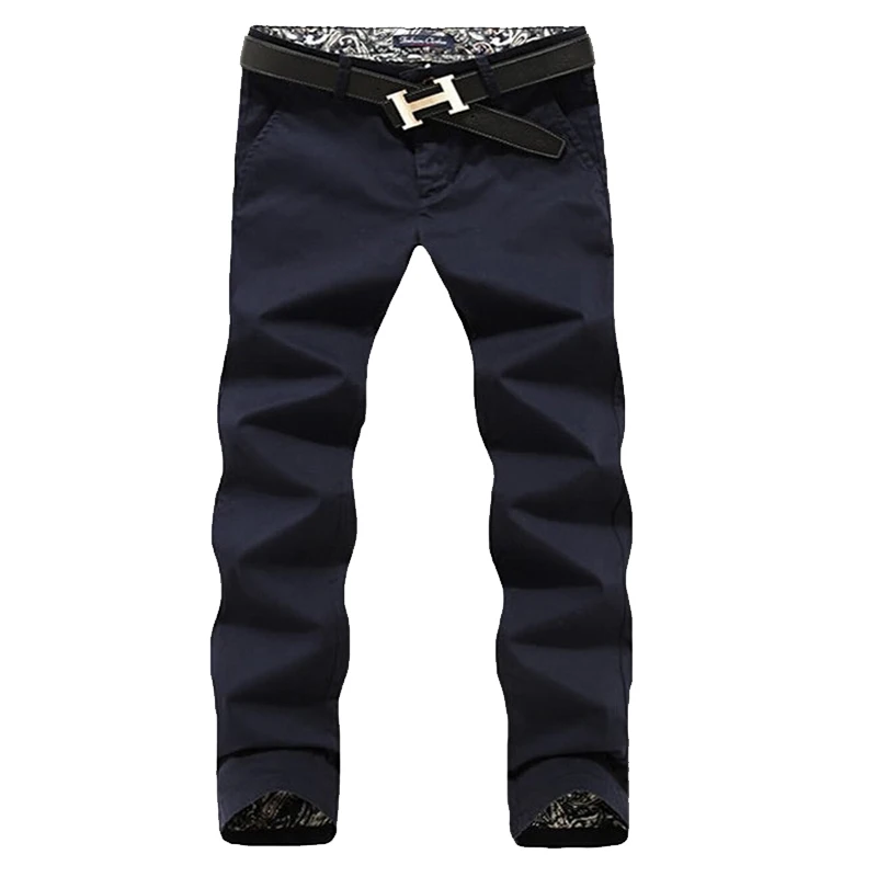 Size 28 42 Men Pants Fit Cotton Casual pants Brand Fashion Men's ...