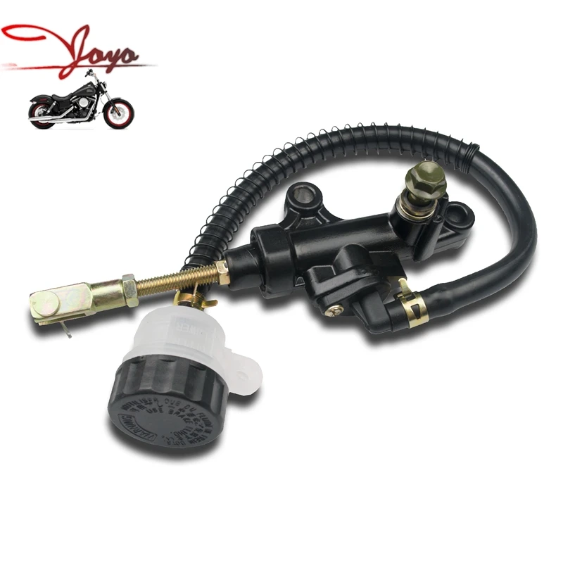 Motorcycle Rear Brake Master Cylinder With Fluid Reservoir For YZF R1 YZF R6 TZR250 FZR250