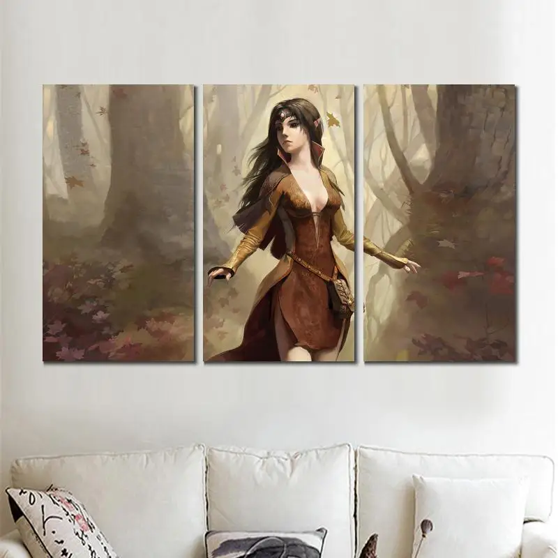 Canvas print painting 3 panels wall pictures disciples renaissance for modern home decor | Дом и сад