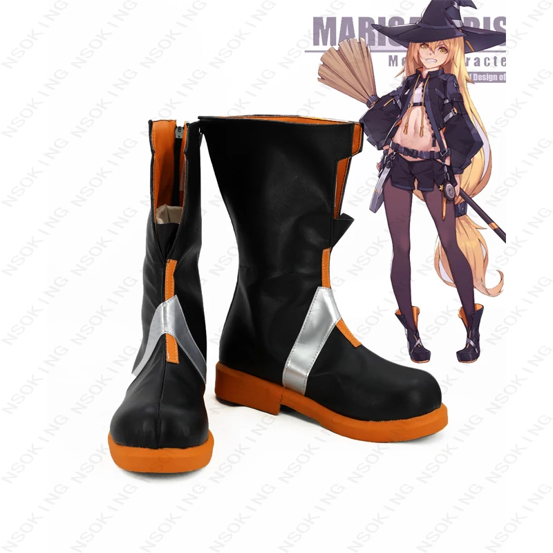 

Anime TouHou Project Kirisame Marisa Cosplay boots Anime Shoes