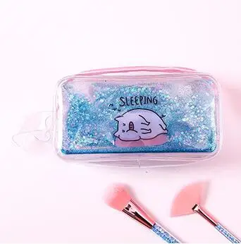 Чехол для карандашей Kawaii estuche quicksand kalemlik с высокой вместительностью trousse scolaire stylo милые школьные принадлежности estuche escolar - Цвет: S