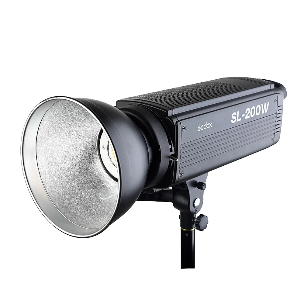 Godox SL-200W светодиодный видео светильник 5600K студийный наполнителя светильник фото светодиодный светильник Bowen белый светильник сборка версия для видеостудии