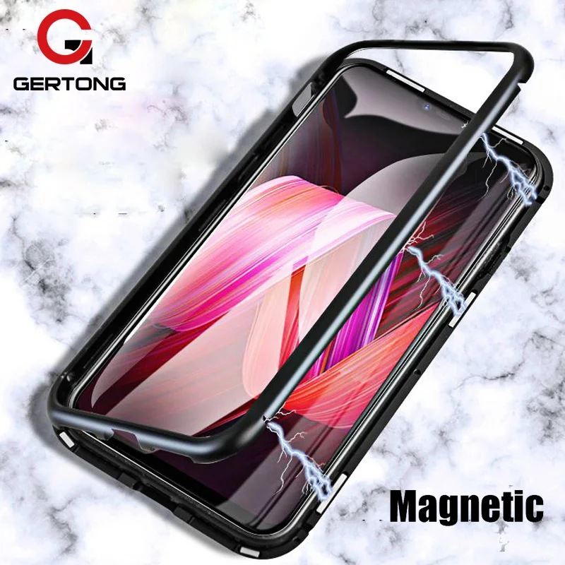 

Magnetic Adsorption Flip Case For OnePlus 6 Oneplus6 One Plus 6 1 + 6 A6000 360 Full Cover Mobile Phone Bags Case Luxury Coqnue