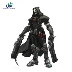 Игра над и смотреть OW Hero Black Reaper EVA Косплей Набор для взрослых мужчин женщин комикс Con вечерние вечеринка Хэллоуин Рождество Косплей Костюм