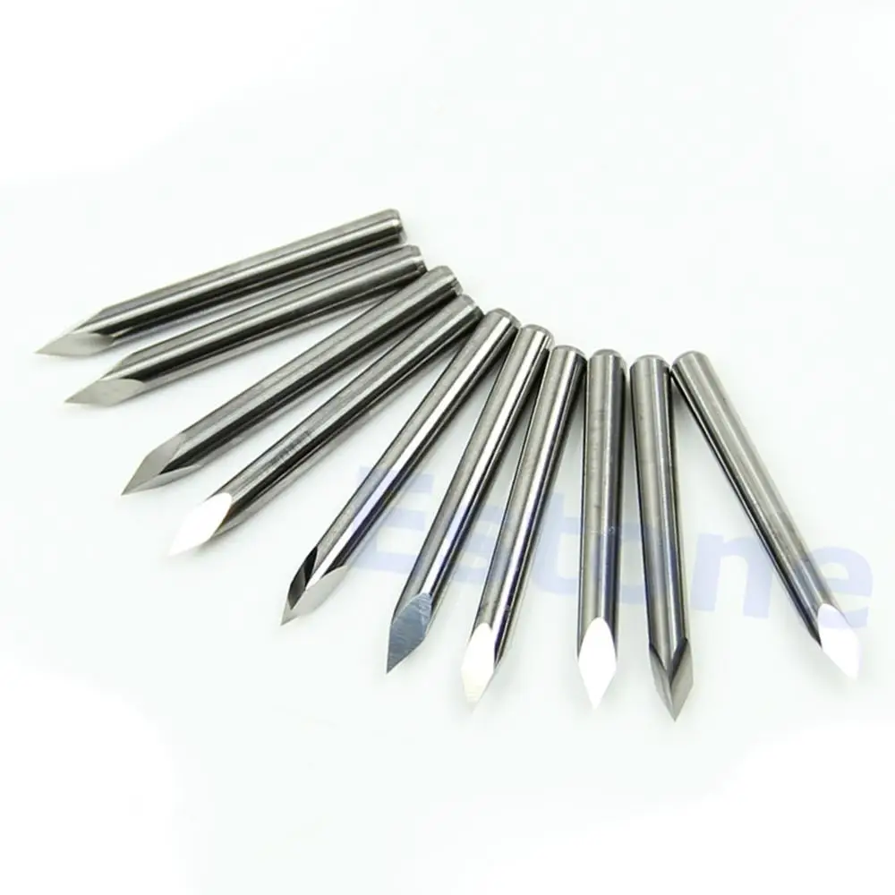 

A96 -10pcs 45 Degree Carbide Steel Pyramid Engraving Bits CNC Router Tool 0.1mm#XY#