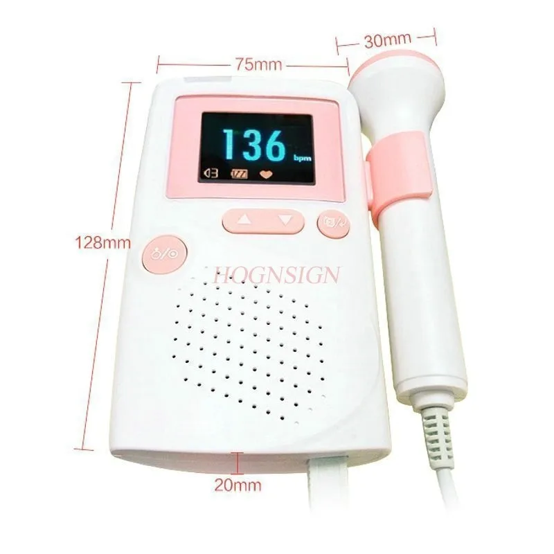 Home Smart Fetal Heart Rate Monitor Pregnant Fetus Pulse Rates