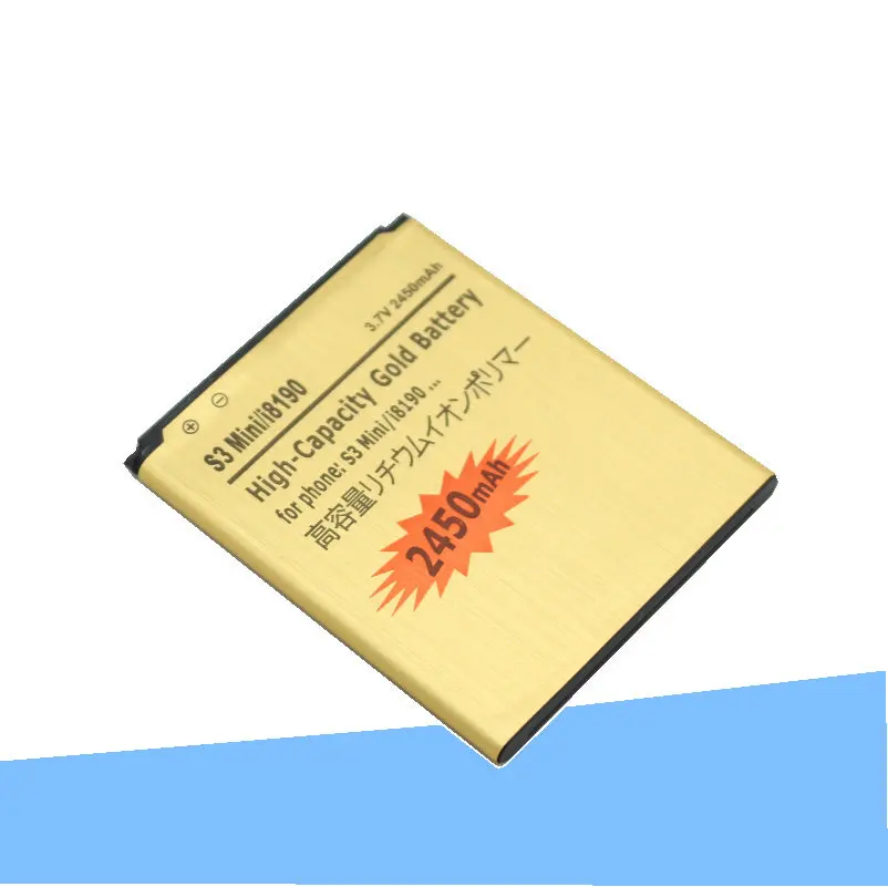 Аккумулятор iSkyamS 1x2450 мАч EB425161LU Gold для Galaxy S3 SIII MINI I699 S7562 S9920 I8190 I8160 S7560 J1 Mini J1Mini J105H
