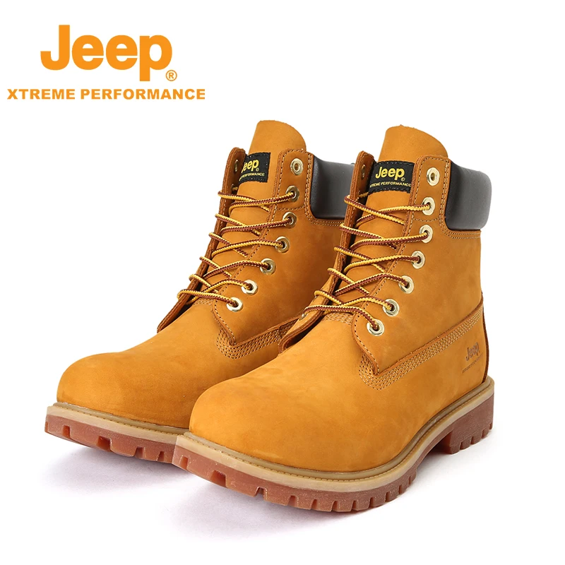 Jeep botas para hombre y mujer de cuero auténtico para deportes al aire  libre, zapatos informales de senderismo, C Tooling Martin, 2018|Zapatos de  senderismo| - AliExpress