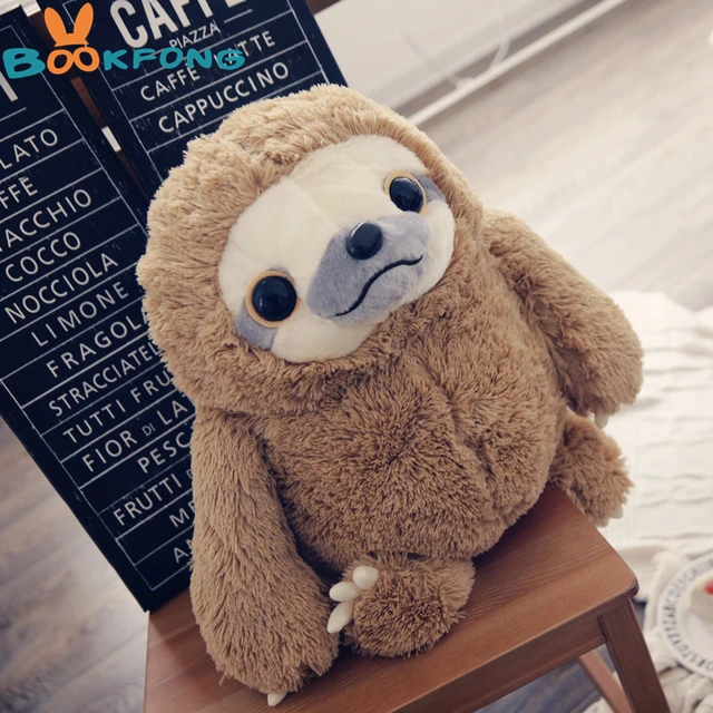 Best Offers New 1PC Cute Sloth Plush Toy Doll Movie&TV Stuffed Animal Sloth Doll Children Birthday Gift 40cm/50cm