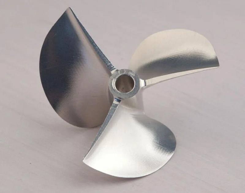 

1PC 6.35MM CNC Propeller Three-blade Propellers Aluminum 3-leaf Paddles Pitch 1.6' for RC Gasoline Boat Model DIY Accessories