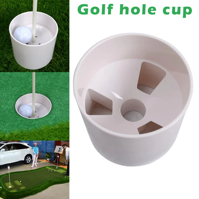 

Plastic Practice Golf Cup Putting Green Cup Golf Green Hole Cups EDF88