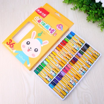 

24/36 Colors Oil Pastel Hexagon Senior Crayons for Kids Cartoon Cute Kawaii Stationery Set Drawing Set School Supplies