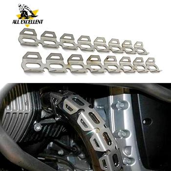 

Motorcycle MO Exhaust Pipe Guards Cover Protection Anti Scald For BMW F800GS/AVD F650GS F700GS
