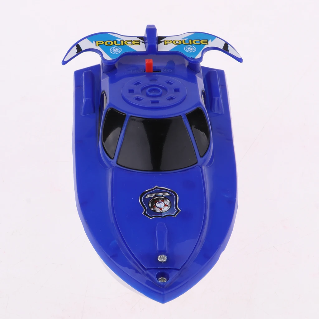 Battery Operated 6 Inch Water Boat Toy for Baby Kids Bath Bathtub Bathtime Swimming Pool Fun Toy Birthday Gift - White