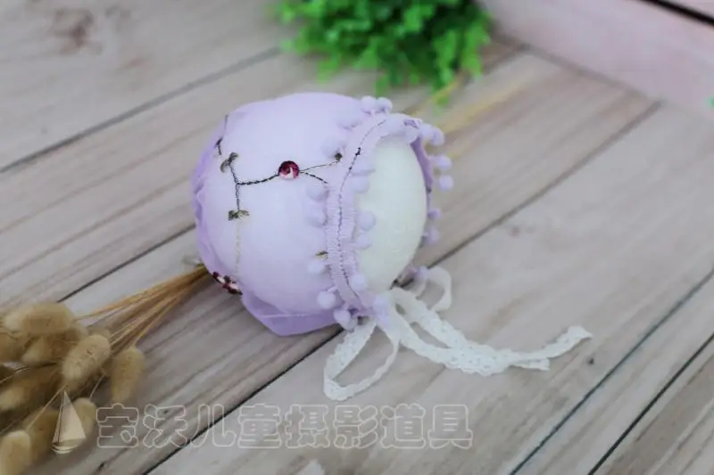 purple lace hat