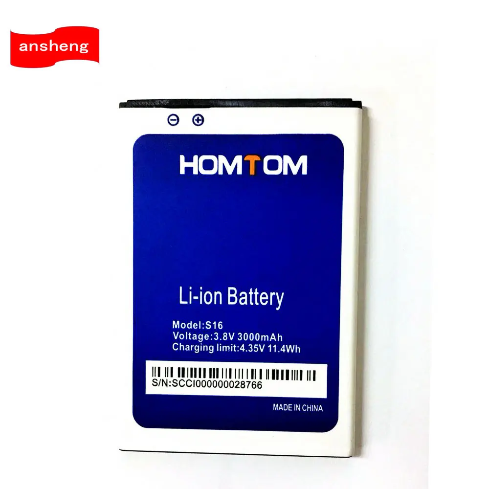 

High Quality 3000mAh battery for HOMTOM S16 5.5inch MTK6580 Smartphone