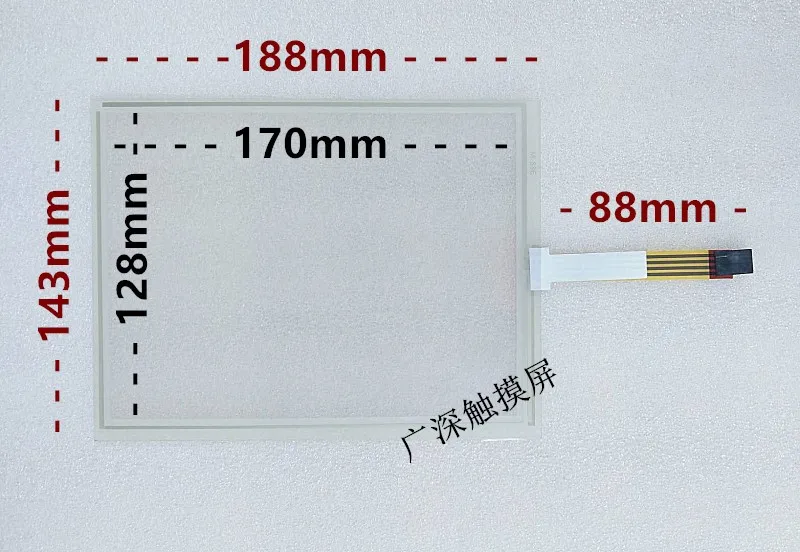 8.4 inch touchpad 4 wire resistive industrial control panel 4:3 equipment dedicated 188*143 | Компьютеры и офис