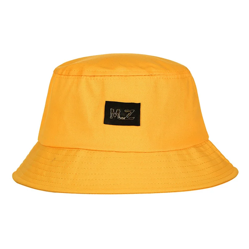 New Unisex Cotton Bucket Hat Men Women Panama Summer Hats Solid With