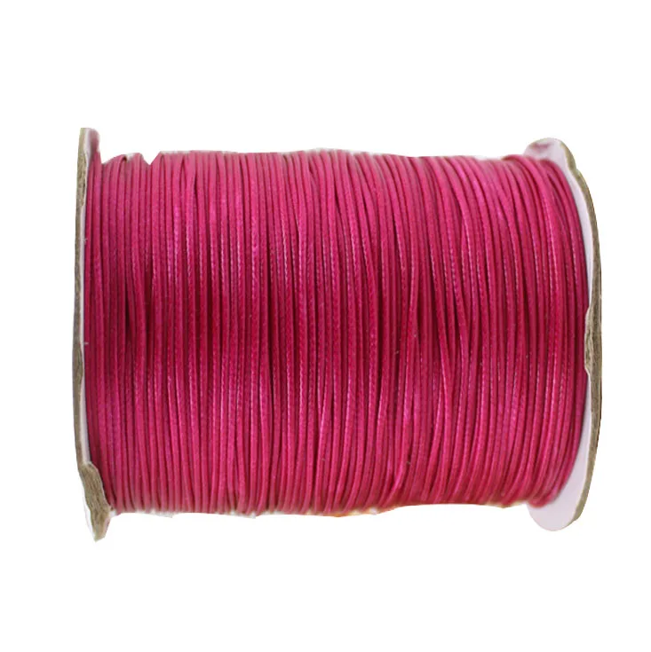 

0.5mm Colorfast Roseo Korea Polyester Wax Cord Waxed Thread+ DIY Jewelry Bracelet Necklace Wire String Accessories+200yards/roll