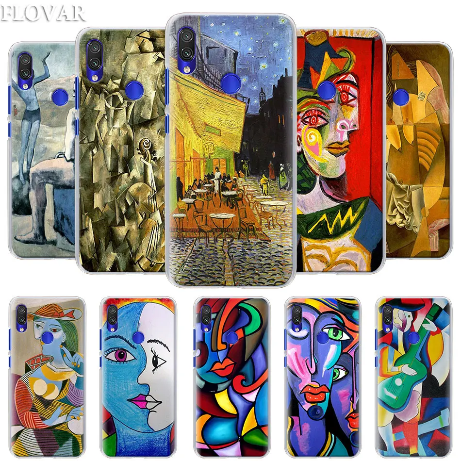 

Pablo Picasso abstract Art painting Phone Case for Xiaomi Redmi 7 5 6 Pro Note 7 Pro 5 5A 6 Mi A1 A2 8 Lite 9 Case Coque