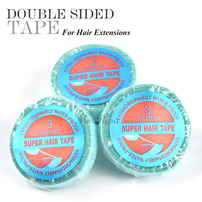 Double-Sided Tape For Hair Extensions Lace Wig Glue Waterproof Hair Adhesive Tape Super Hair Extension Tape