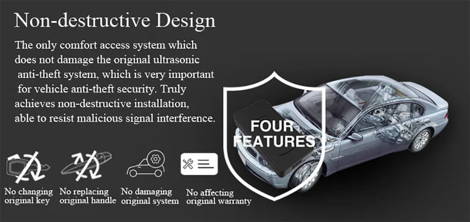 Бесключевая система комфортного доступа для BMW CAS Система F01/F02/F03/F04, F25/F26, F06/F12/F13, F18/F90/F11/F07/F10