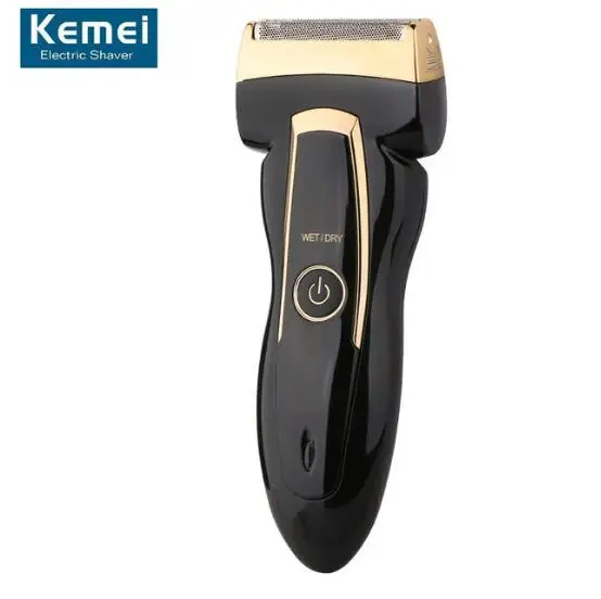 Rechargeable Rotary Men's Electric Shaver with Twin Heads EU Plug