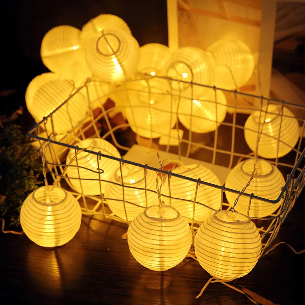 

20LEDs String Light Mini Lanterns Connectable Water Resistant Lamp for Home Party Lawn Decor LB88