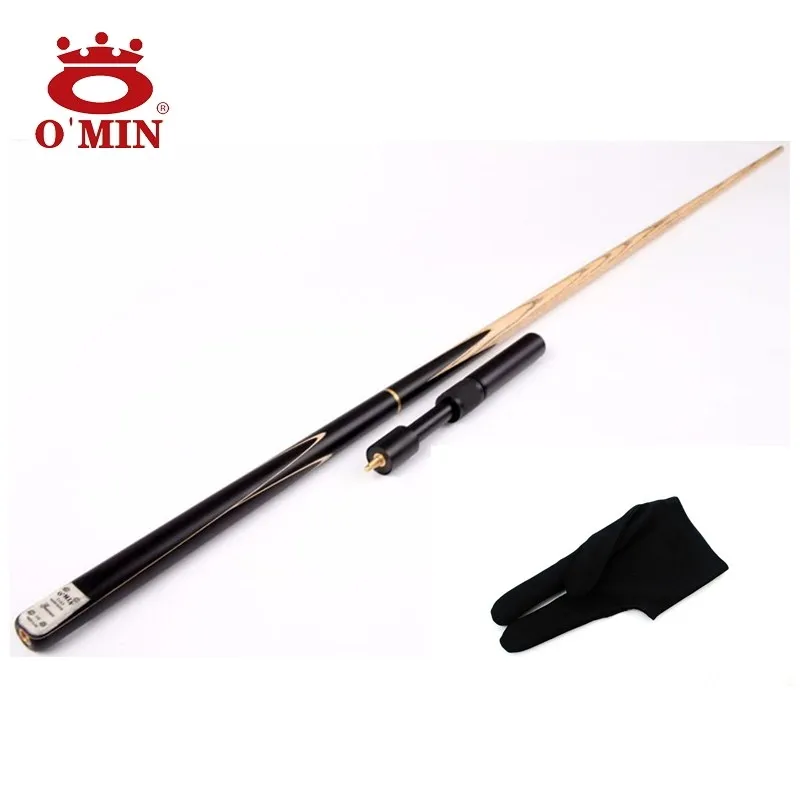 О 'Мин кий для снукера, модель стрелок, 145 см длина, 9,8 мм наконечник для кия, 3/4 шарнирные кии, ручная бильярдная палка