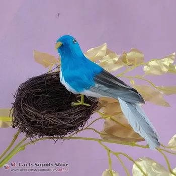 

Simulation beautiful little bird for photography Party Bar Garden Decoration Cosplay props Pure handmade Free shipping