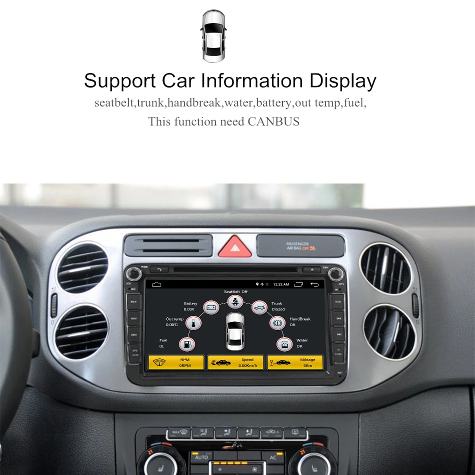 Clearance Wholesale! 4G LTE Quad core Android 7.1 Car radio audio Navigation GPS DVD Player for VW/Volkswagen/Passat/POLO/GOLF/Skoda/Seat 63