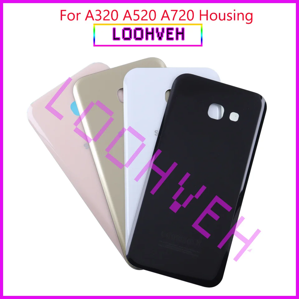 A320 A520 A720 запасная стеклянная крышка для Samsung Galaxy A3 A5 A7 2017 задняя с клеем | Мобильные