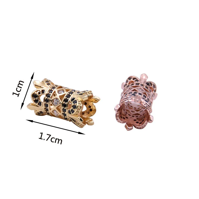 

Flower Tubular Zircon Pendant Micro Insert Copper Jewelry Accessories Charm DIY Craft Bracelet Necklace Collections Rose Gold