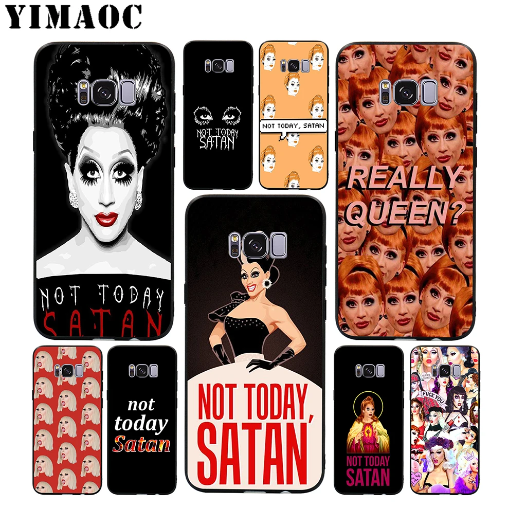 Мягкий чехол YIMAOC Not Today satan для Samsung Galaxy S10 S10e S9 S8 A6 Plus S7 S6 Edge A7 A5 A3 J6 Note 9 8 |