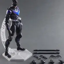 Экшен-фигурка Бэтмена Play Arts Kai Бэтмен Найтвинг ПВХ фигурка игрушка 260 мм аниме фильм летучая мышь человек Аркхэм рыцарь вариант Playarts PA17