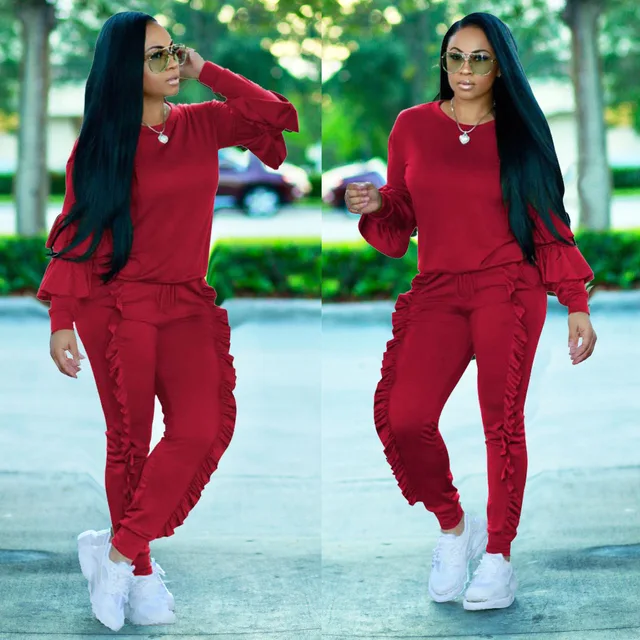 Women 2 Piece Set Matching Sets for Women Casual Outfits Womens Long