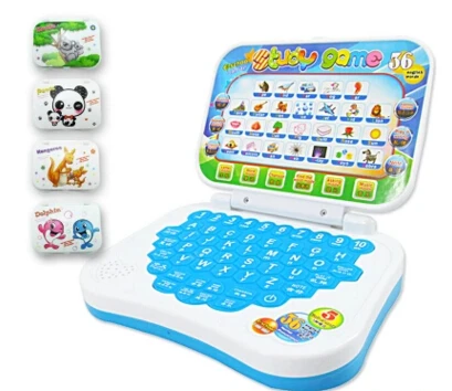 

Mini E-school PC Learning Machine Computer Laptop Baby Children Educational Game Toy Electronic Notebook Kids Study Music Phone